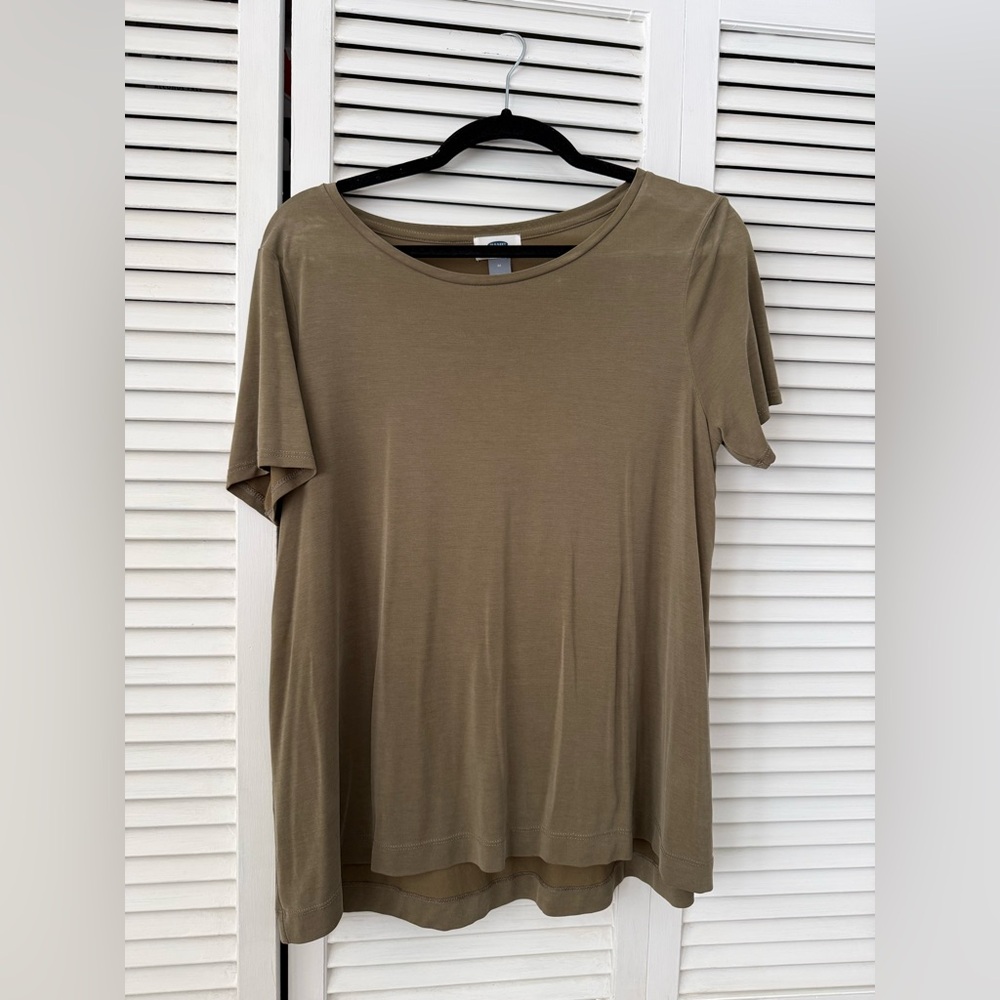 Old Navy Short Sleeve Olive Top